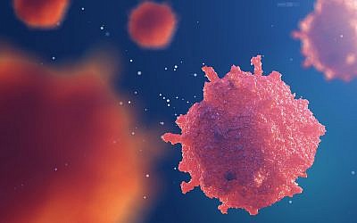 Illustrative 3D image of cells under a microscope (Artem_Egorov; iStock by Getty Images)
