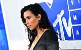 Kim Kardashian West attending the 2016 MTV Video Music Awards at Madison Square Garden in New York City, August 28, 2016. (Larry Busacca/Getty Images via JTA)