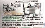 Illustrative: A KKK flyer discovered in Cherry Hill, Philadelphia (Screenshot CBS Philly)