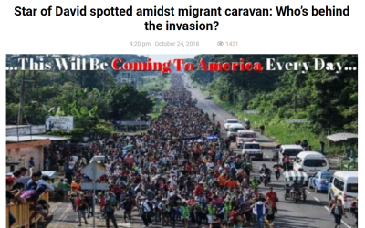 A screenshot of an October 24, 2018 headline from USA Really, a website that is reportedly run by the Russian government.