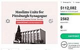 The homepage of the crowdfunding campaign on LaunchGood organized by CelebrateMercy and MPower Change on October 29, 2018. (screen capture: launchgood.com)