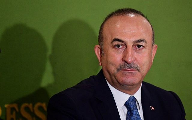 Turkey's Foreign Affairs Minister Mevlut Cavusoglu holds a press conference in Tokyo on November 6, 2018. (Martin BUREAU / AFP) Turkey's Foreign Affairs Minister Mevlut Cavusoglu holds a press conference in Tokyo on November 6, 2018. (Martin BUREAU / AFP)