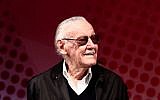 US comic book writer Stan Lee attends a talk show during the Tokyo Comic Con in Chiba, a suburb of Tokyo, Japan, on December 2, 2016. (Behrouz MEHRI / AFP/ File)