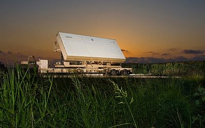 The Green Pine radar system, manufactured by ELTA Systems Ltd., a subsidiary of the state-owned Israel Aerospace Industries. (ELTA Systems Ltd.)