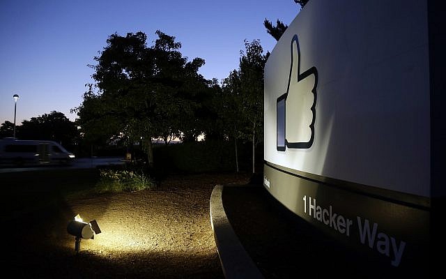 The Facebook "like" symbol is illuminated on a sign outside the company's headquarters in Menlo Park, California, June 7, 2013. (AP Photo/Marcio Jose Sanchez, File) The Facebook "like" symbol is illuminated on a sign outside the company's headquarters in Menlo Park, California, June 7, 2013. (AP Photo/Marcio Jose Sanchez, File)