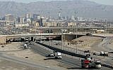 Traffic moves along Interstate 15 in Las Vegas, February 12, 2008. (Jae C. Hong/AP)