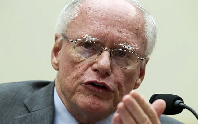 James Jeffrey speaks during a hearing on Iran before the House Foreign Affairs Committee at Capitol Hill in Washington on October 11, 2017. (AP Photo/Jose Luis Magana) James Jeffrey speaks during a hearing on Iran before the House Foreign Affairs Committee at Capitol Hill in Washington on October 11, 2017. (AP Photo/Jose Luis Magana)