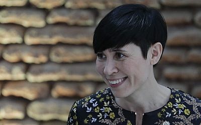 Norwegian Foreign Minister Ine Marie Eriksen Soreide during a lunch at the government house in Buenos Aires, Argentina, March 6, 2018 (AP Photo/Natacha Pisarenko)