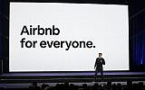 Airbnb co-founder and CEO Brian Chesky speaks during an event in San Francisco, on February 22, 2018. (AP Photo/Eric Risberg, File)