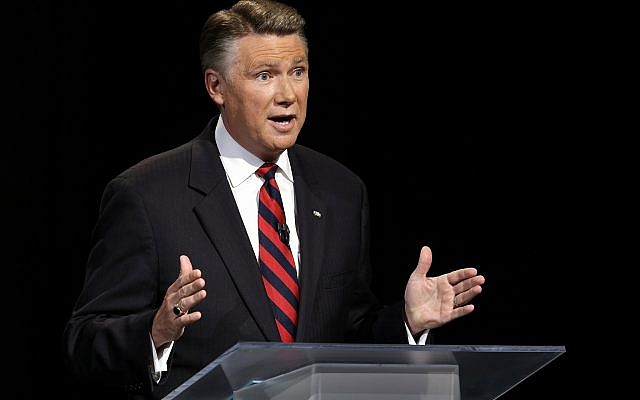 Republican senatorial candidate from North Carolina Mark Harris speaks during a live televised debate at UNC-TV studios in Research Triangle Park, North Carolina, on April 28, 2014. (AP Photo/ Pool) Republican senatorial candidate from North Carolina Mark Harris speaks during a live televised debate at UNC-TV studios in Research Triangle Park, North Carolina, on April 28, 2014. (AP Photo/ Pool)
