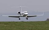 Illustrative: A private jet lands at Biggin Hill Airport, London. (AP Photo/Tim Ireland)
