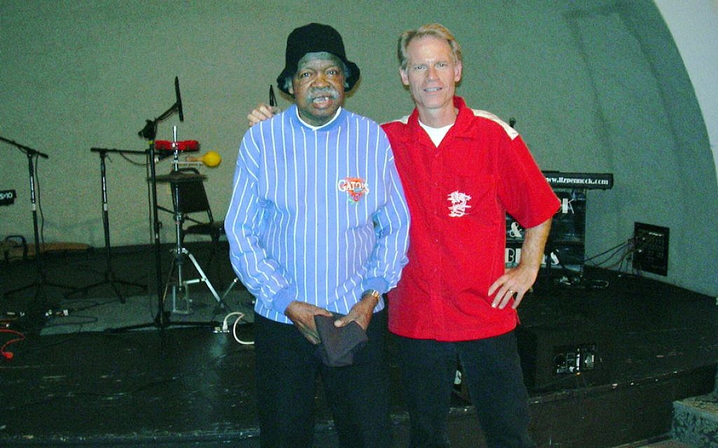 Sterling 'Mr. Satan' Magee, left, and Adam Gussow. (Courtesy)