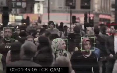 Israeli startup AnyVision uses artificial intelligence to recognize faces, bodies and objects for security and other purposes. (YouTube screenshot)