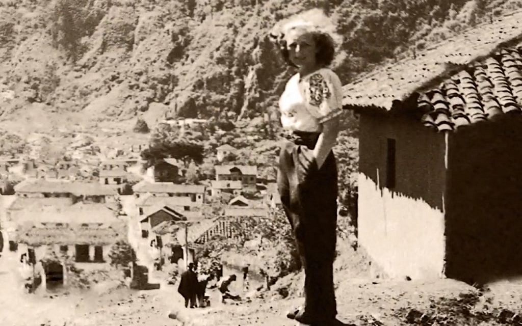Czech artist Trude Sojka in Ecuador, 1946. (Courtesy Eva Zelig)