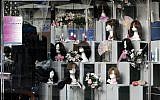 An illustrative photo of a wig shop in the central Israeli city of Bnei Brak on June 12, 2008. (Miriam Alster/Flash90)