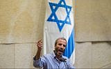Yesh Atid MK Elazar Stern speaks from the Knesset plenum on November 23, 2015. (Yonatan Sindel/Flash90)