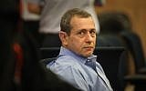 Head of the Shin Bet security service Nadav Argaman attends the Defense and Foreign Affairs Committee meeting at the Knesset on November 6, 2018. (Hadas Parush/ Flash90/ File)