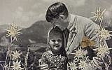 A photograph of Adolf Hitler together with Rosa Bernile Nienau, a Jewish girl, taken at Hitler's home, the Berghof, in the Bavarian Alps, April 20, 1932. (Alexander Historical Auctions)