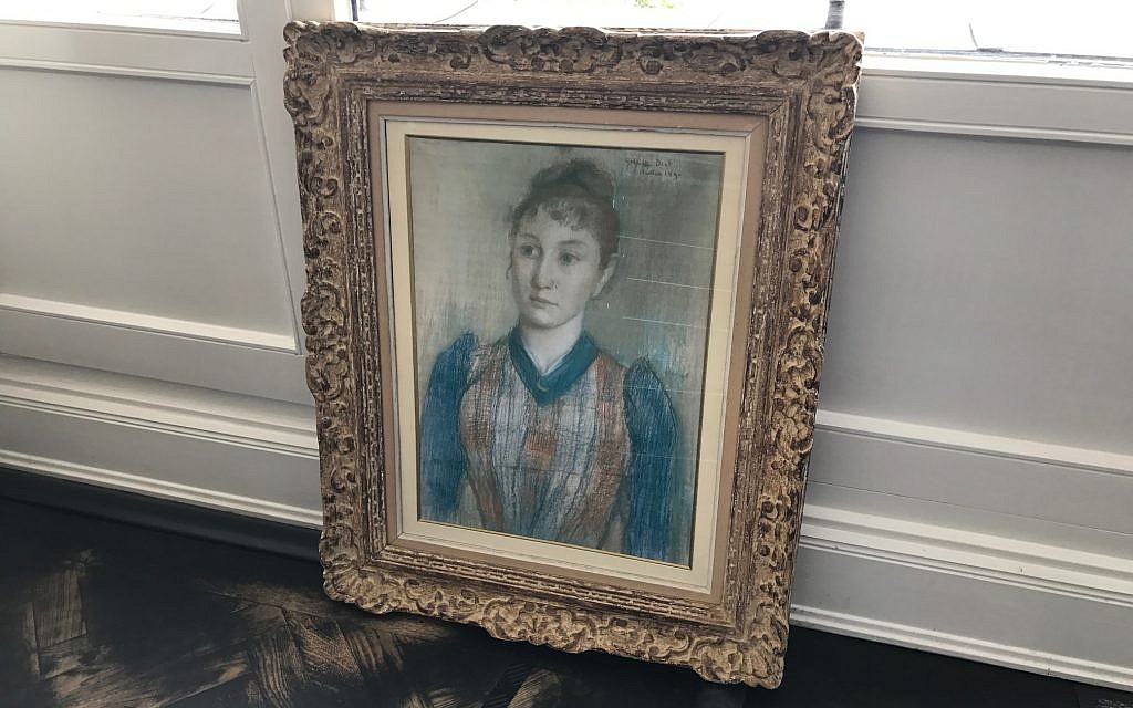 The reproduction of a looted Degas pastel 'Portrait of Gabrielle Diot' which art restitution lawyer Christopher Marinello claimed was used to 'shop it around.' (Courtesy) The reproduction of a looted Degas pastel 'Portrait of Gabrielle Diot' which art restitution lawyer Christopher Marinello claimed was used to 'shop it around.' (Courtesy)
