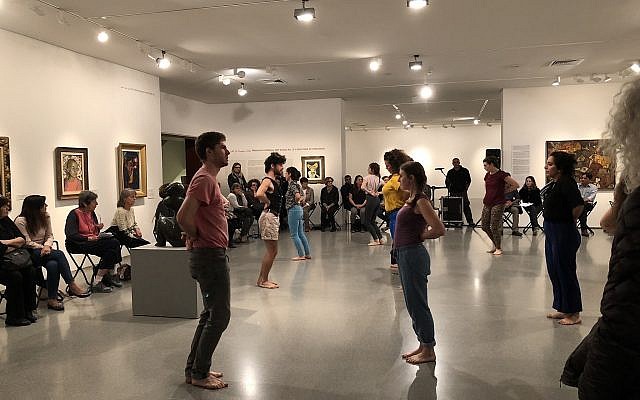 Cultural Movement dancers perform Renana Raz's 'Culture Form' at the Israel Museum, Tuesday, November 13, 2018 (Jessica Steinberg/Times of Israel) Cultural Movement dancers perform Renana Raz's 'Culture Form' at the Israel Museum, Tuesday, November 13, 2018 (Jessica Steinberg/Times of Israel)