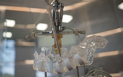 The Mazor Robotics Renaissance® Guidance System is the brainchild of Technion Prof. Moshe Shoham. Photo - Technion-Israel Institute of Technology