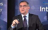 Screen capture from video of Romanian diplomat Mihnea Constanescu. (YouTube)