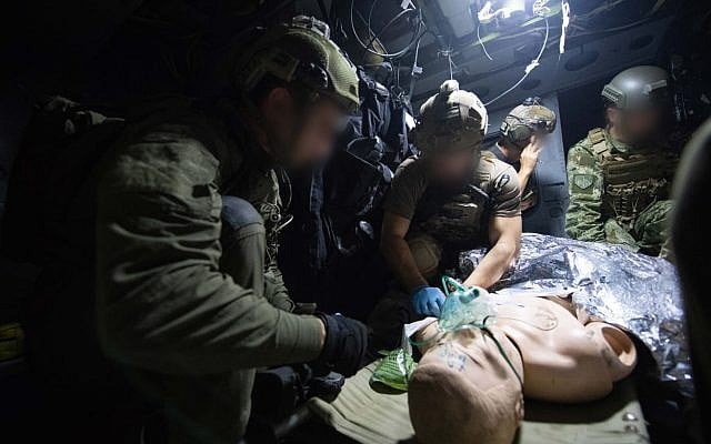 Elite search-and-rescue troops from six countries train in Israel as part of the 'Sky Angels' exercise in November 2018. (Israel Defense Forces)