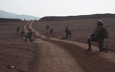 Soldiers from the IDF Commando Brigade take part in a large-scale training exercise in November 2018. (Israel Defense Forces)