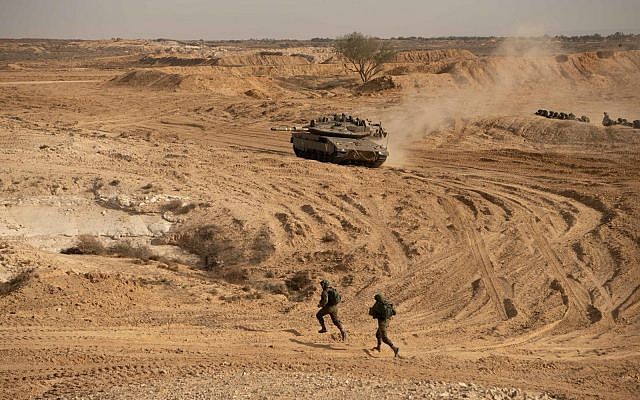 Soldiers from the Israel Defense Forces' new Faran Brigade, which will defend the Egyptian-Israeli border, take part in a training exercise in southern Israel in November 2018. (Israel Defense Forces) Soldiers from the Israel Defense Forces' new Faran Brigade, which will defend the Egyptian-Israeli border, take part in a training exercise in southern Israel in November 2018. (Israel Defense Forces)