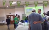 British Jews cook chicken soup for homeless people with volunteers from a Muslim group for Mitzvah Day 2018 (Screencapture/BBC)