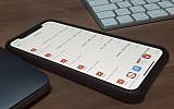 Illustrative: Israeli apps alert users whenever a missile is headed into the country. (Sam Sokol/Times of Israel)
