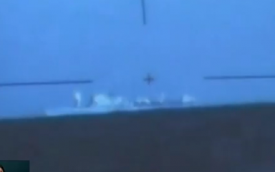 Illustrative footage from a Channel 10 report on an Israeli submarine that sank a Lebanese refugee boat in 1982, killing 25, broadcast on November 22, 2018 (Screencapture / Channel 10)