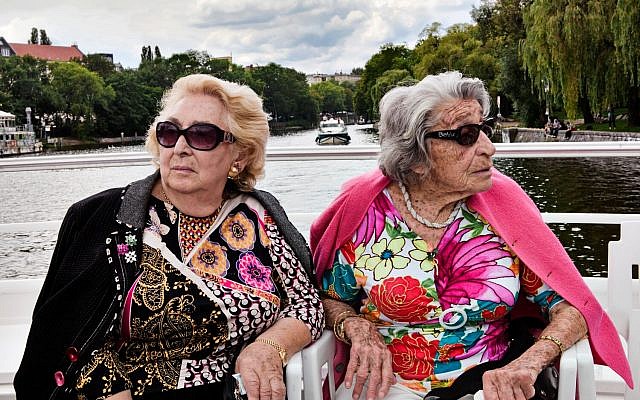 Sisters Oma and Bella of 'Oma and Bella," about two widowed Berlin sisters (Courtesy Jerusalem Cinematheque)
