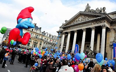 The kind of massive float that will travel to Israel as part of the Jewish unity parade, slated to take place on December 3, 2018 in Jerusalem (Courtesy public relations)