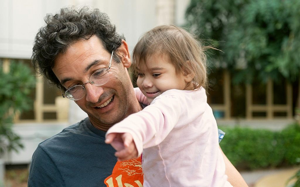 Noam Baumatz and his daughter, Noga. (Courtesy)