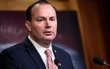 Senator Mike Lee, R-UT, in the Senate TV studio at the US Capitol in Washington, DC on December 13, 2018. (MANDEL NGAN / AFP)