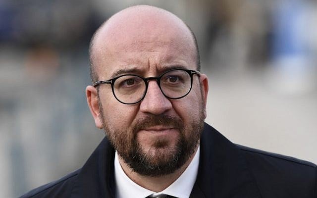 In this file photo taken on November 17, 2017, Belgium's then-prime minister Charles Michel walks to a luncheon during the European Social Summit in Gothenburg, Sweden. (Jonathan Nackstrand/AFP) In this file photo taken on November 17, 2017, Belgium's then-prime minister Charles Michel walks to a luncheon during the European Social Summit in Gothenburg, Sweden. (Jonathan Nackstrand/AFP)
