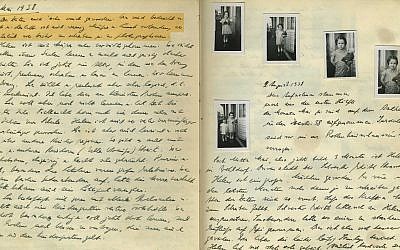 May 3, 1938: 'Segregation in Kindergarten.' Wilhelm Hesse, father of Eva Hesse — who would go on to be one of the most famous female American artists of the 20th century — kept a diary for his daughters. 'The times have become very serious. We are depressed and despondent, and therefore there is little leisure and inclination to write and take photographs as elaborately as before,' he wrote. (Courtesy of Leo Baeck Institute – New York | Berlin)