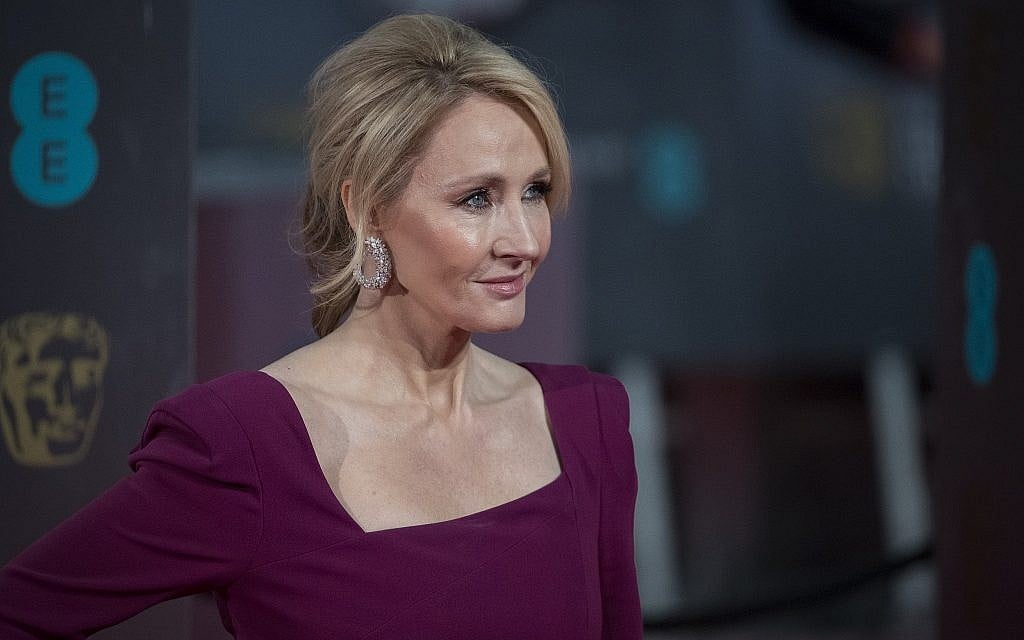 J.K. Rowling at the British Academy Film Awards (BAFTA) at Royal Albert Hall in London, February 12, 2017. (John Phillips/Getty Images/via JTA)