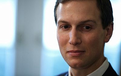 In this December 13, 2018, photo, White House senior adviser Jared Kushner listens during a meeting between President Donald Trump and newly elected governors in the Cabinet Room of the White House in Washington. (AP Photo/Evan Vucci)