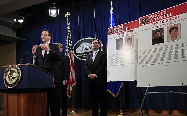 Deputy Attorney General Rod Rosenstein speaks during a news conference at the Department of Justice in Washington, Thursday, Dec. 20, 2018. (AP/Manuel Balce Ceneta) Deputy Attorney General Rod Rosenstein speaks during a news conference at the Department of Justice in Washington, Thursday, Dec. 20, 2018. (AP/Manuel Balce Ceneta)