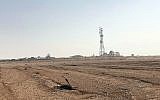 The US military outpost al-Tanf in southern Syria, October 22, 2018. (AP/Lolita Baldor)