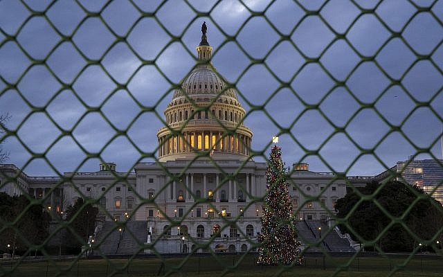 The US Capitol is seen on the first morning of a partial government shutdown, as Democratic and Republican lawmakers are at a standoff with President Donald Trump on spending for his border wall, in Washington, Saturday, Dec. 22, 2018. (AP/J. Scott Applewhite) The US Capitol is seen on the first morning of a partial government shutdown, as Democratic and Republican lawmakers are at a standoff with President Donald Trump on spending for his border wall, in Washington, Saturday, Dec. 22, 2018. (AP/J. Scott Applewhite)