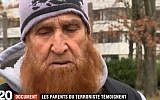 Abdelkrim Chekatt speaking to France 2 television in an interview that aired December 15, 2018. (screen capture: France 2)