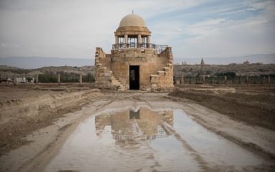 The Franciscan Chapel in the "Land of Monasteries" near the site of Qasr al Yahud, the place where Jesus is believed to have been baptized. (Hadas Parush/Flash90)