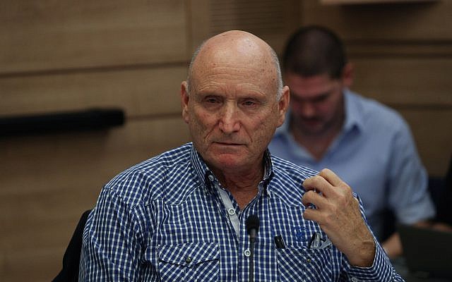 Defense Ministry Ombudsman Maj. Gen. (res.) Yitzhak Brick at a Knesset State Control Committee meeting in the Knesset, on December 12, 2018. (Yonatan Sindel/Flash90) Defense Ministry Ombudsman Maj. Gen. (res.) Yitzhak Brick at a Knesset State Control Committee meeting in the Knesset, on December 12, 2018. (Yonatan Sindel/Flash90)