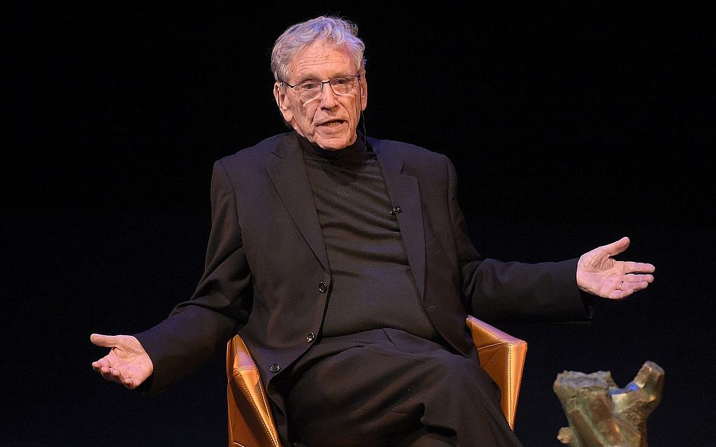 Amos Oz, shown here in 2015. (Jason Kempin/Getty Images, via JTA)