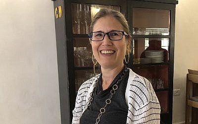 Writer Gwen Ackerman, author of 'Goddess of Battle,' used her three decades of reporting experience in Israel to shed light on her characters' experiences (Jessica Steinberg/Times of Israel)