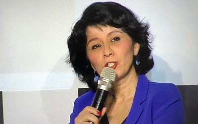 Israel Supervisor of Banks Hedva Ber speaking at the Calcalist conference on Dec. 31, 2018  (Screenshot)