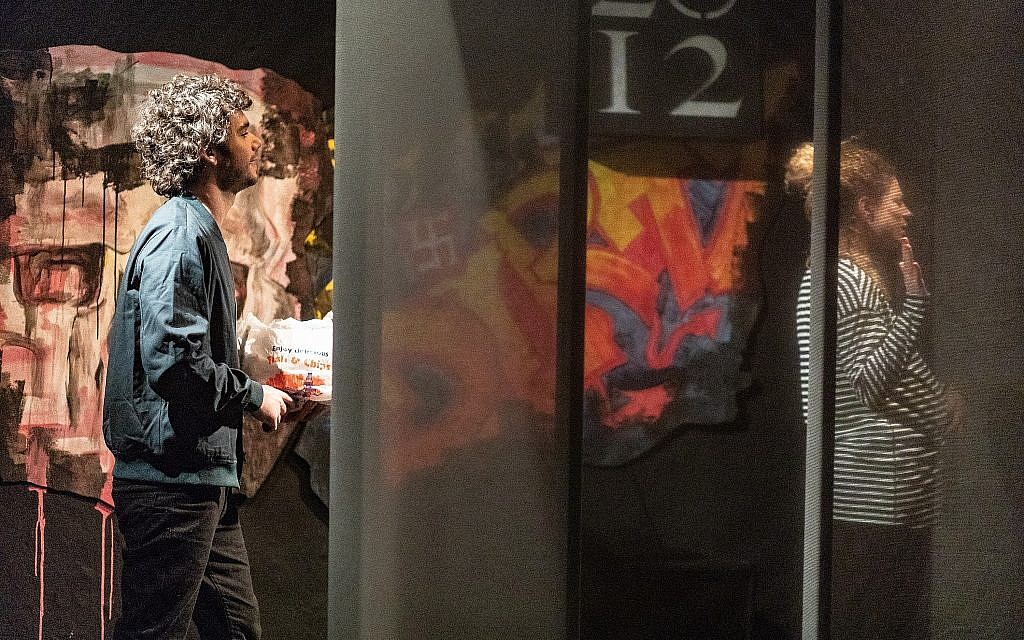 Robert Neumark-Jones as Jesse and Asha Reid as Alex in Stephen Laughton's 'One Jewish Boy.' (Courtesy)